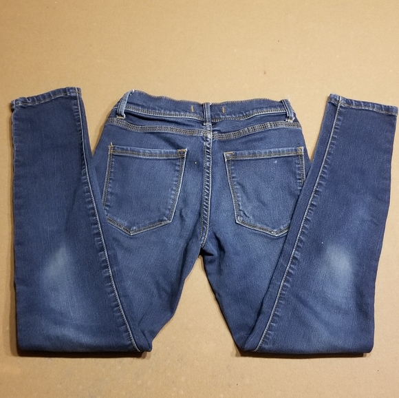 Free People stretch medium wash skinny jeans - Picture 4 of 5